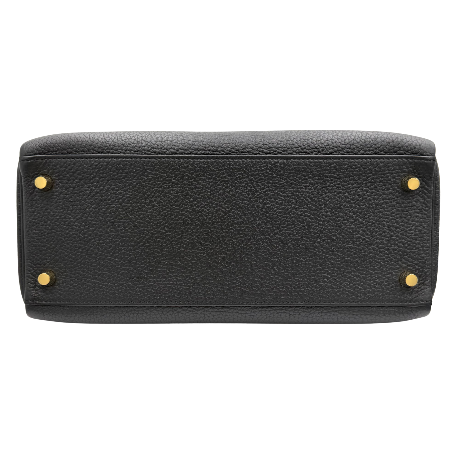 Hermès Kelly 28 Togo Retourne Leather Black