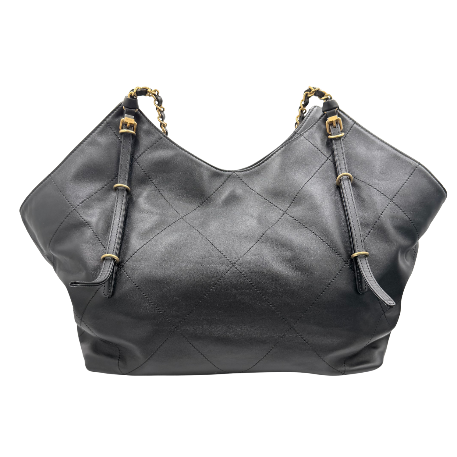 Chanel Medium Coco Shopping Tote with Pouch Black