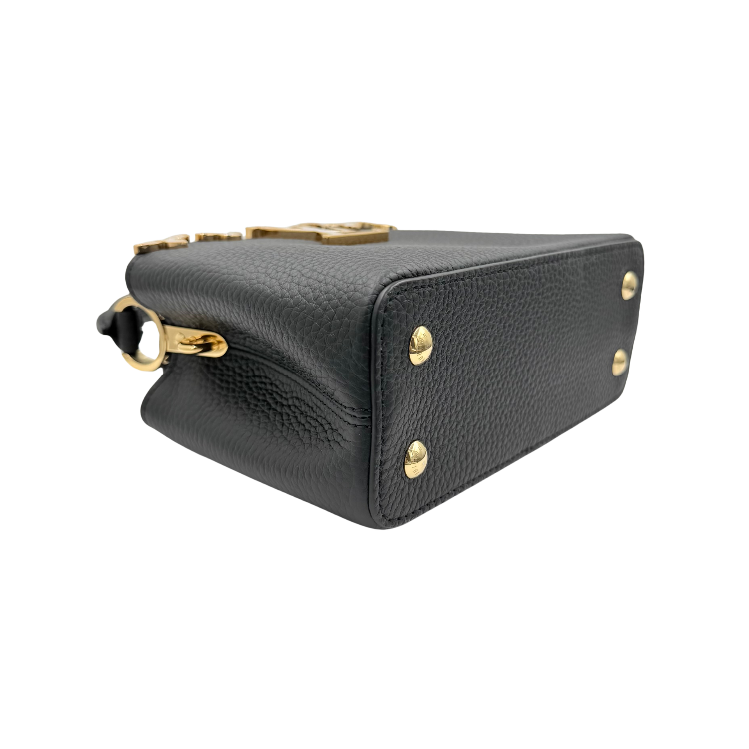Louis Vuitton Mini Capucine Mother of Pearl Black