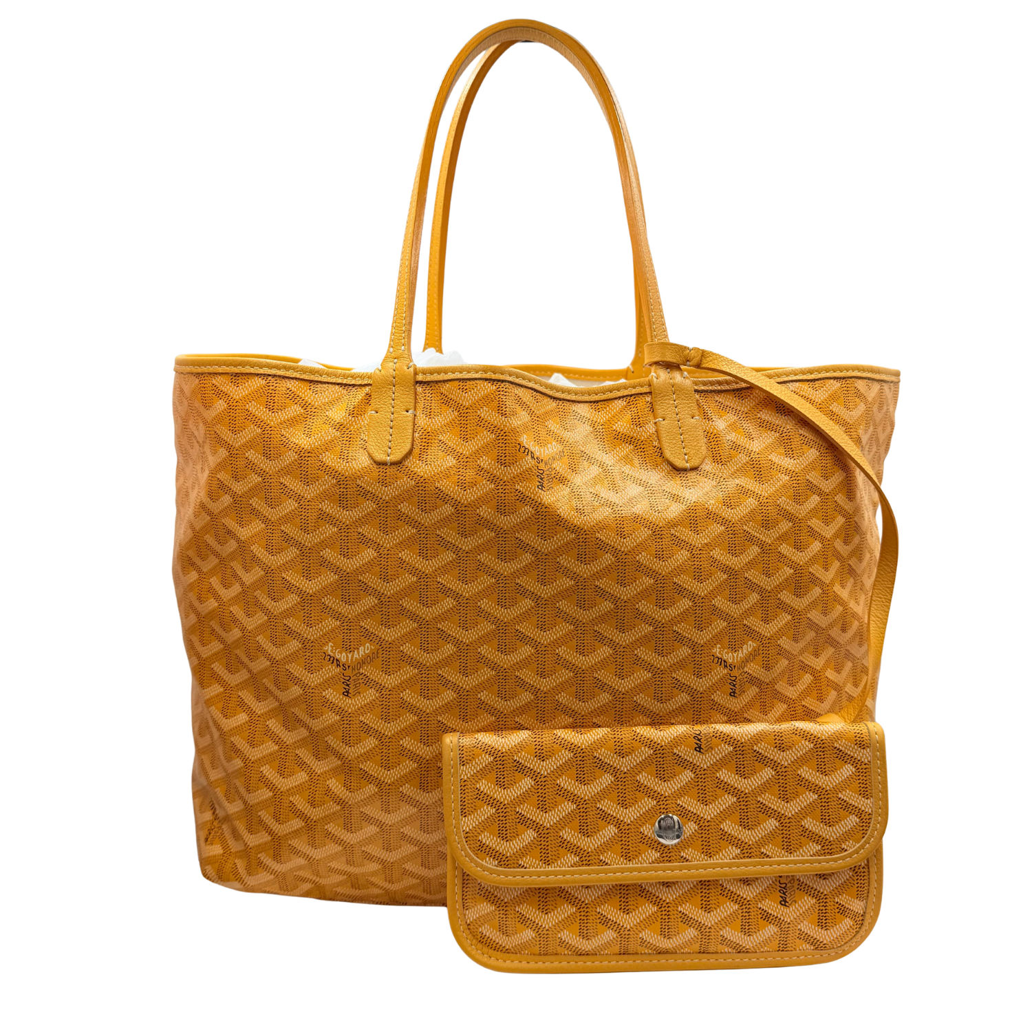 Goyard Goyardine St. Louis PM w/ Pouch Yellow