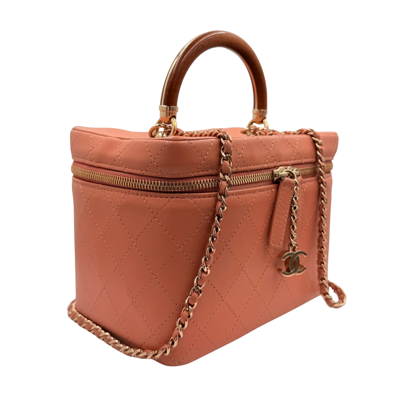 Medium Knock on Wood Vanity Case