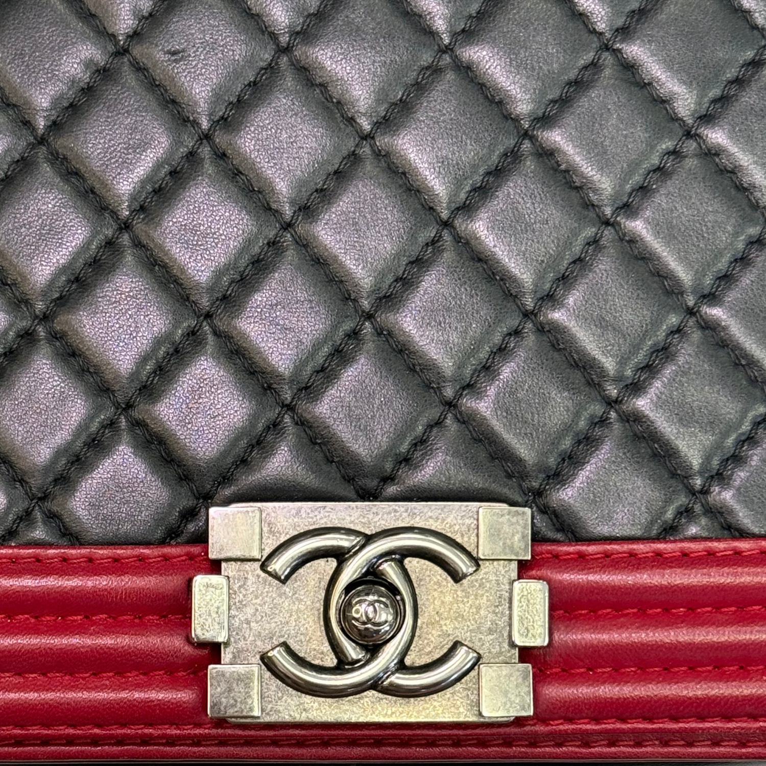 Chanel Medium Boy Bag Bicolor