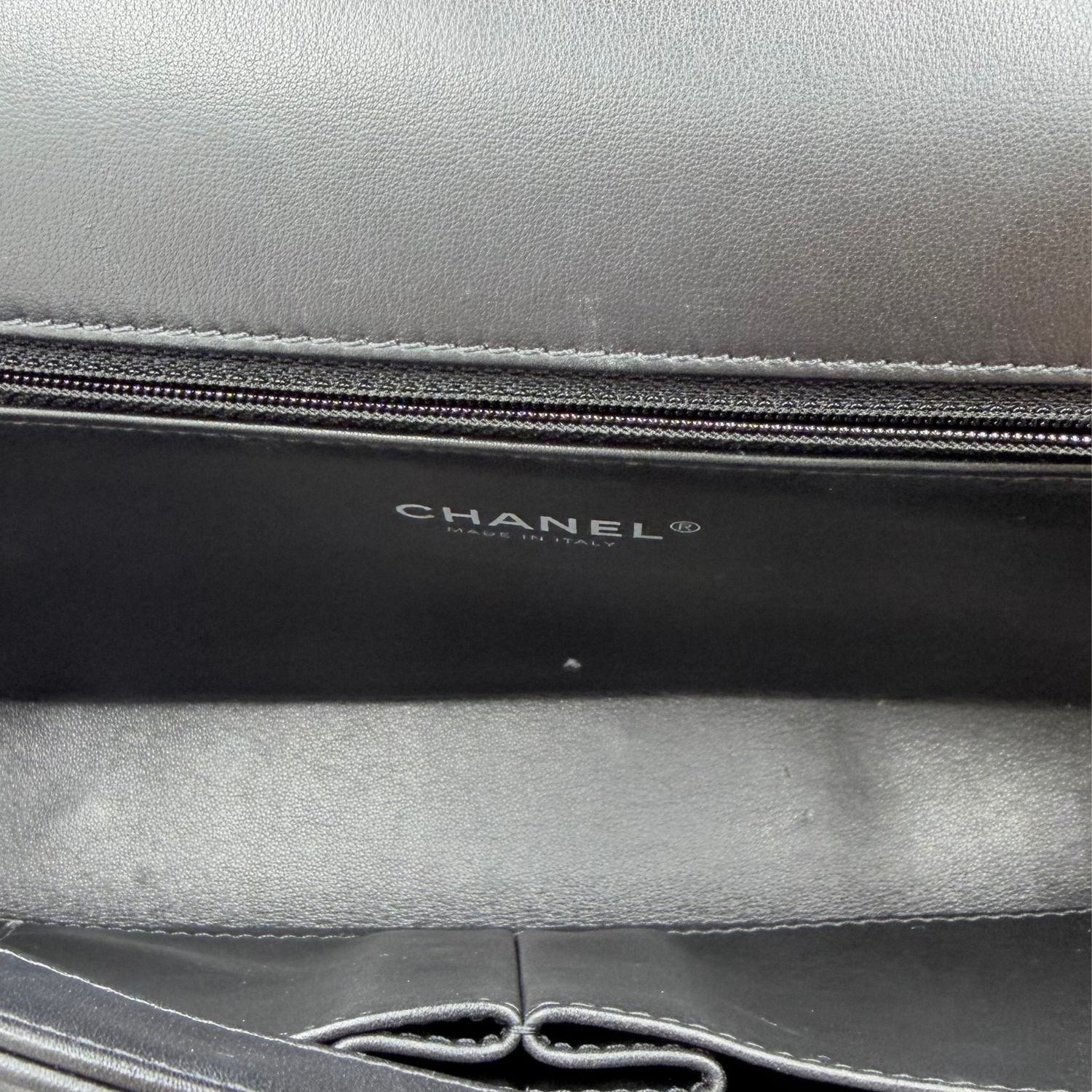 Medium CC So Black Filigree Flap Bag Black
