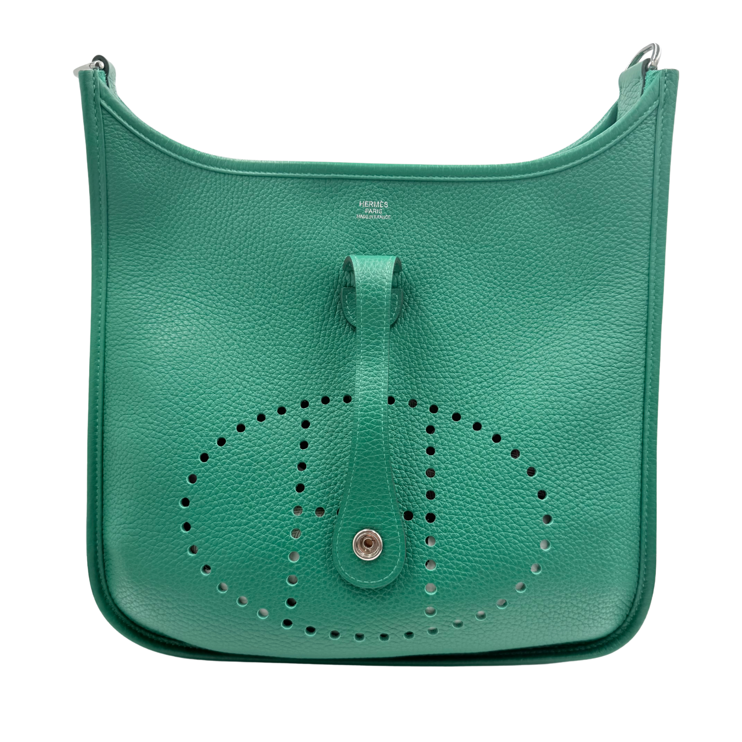 Hermès Clemence Evelyne III PM 29 Vert Vertigo