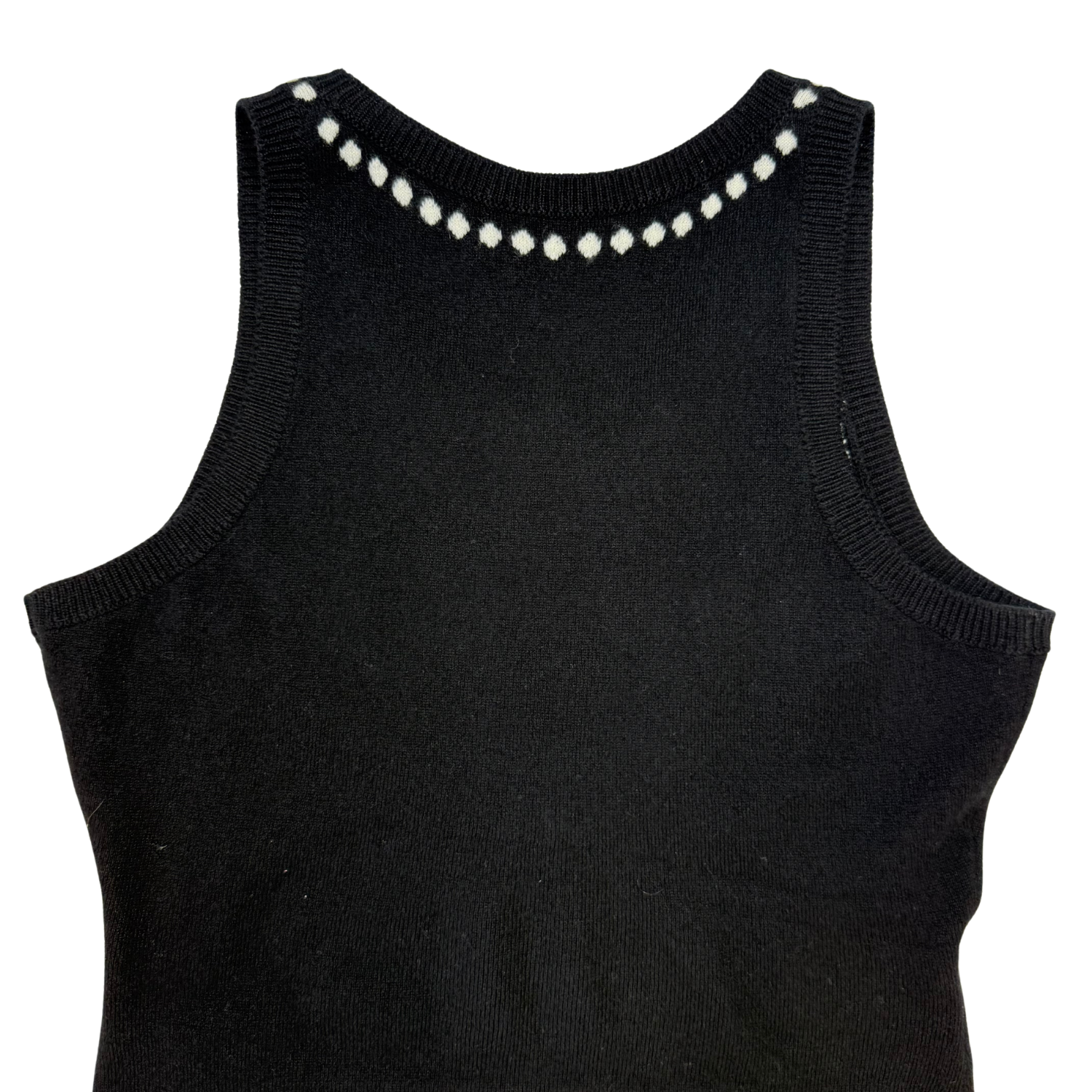 Chanel Cashmere Tank Top Black