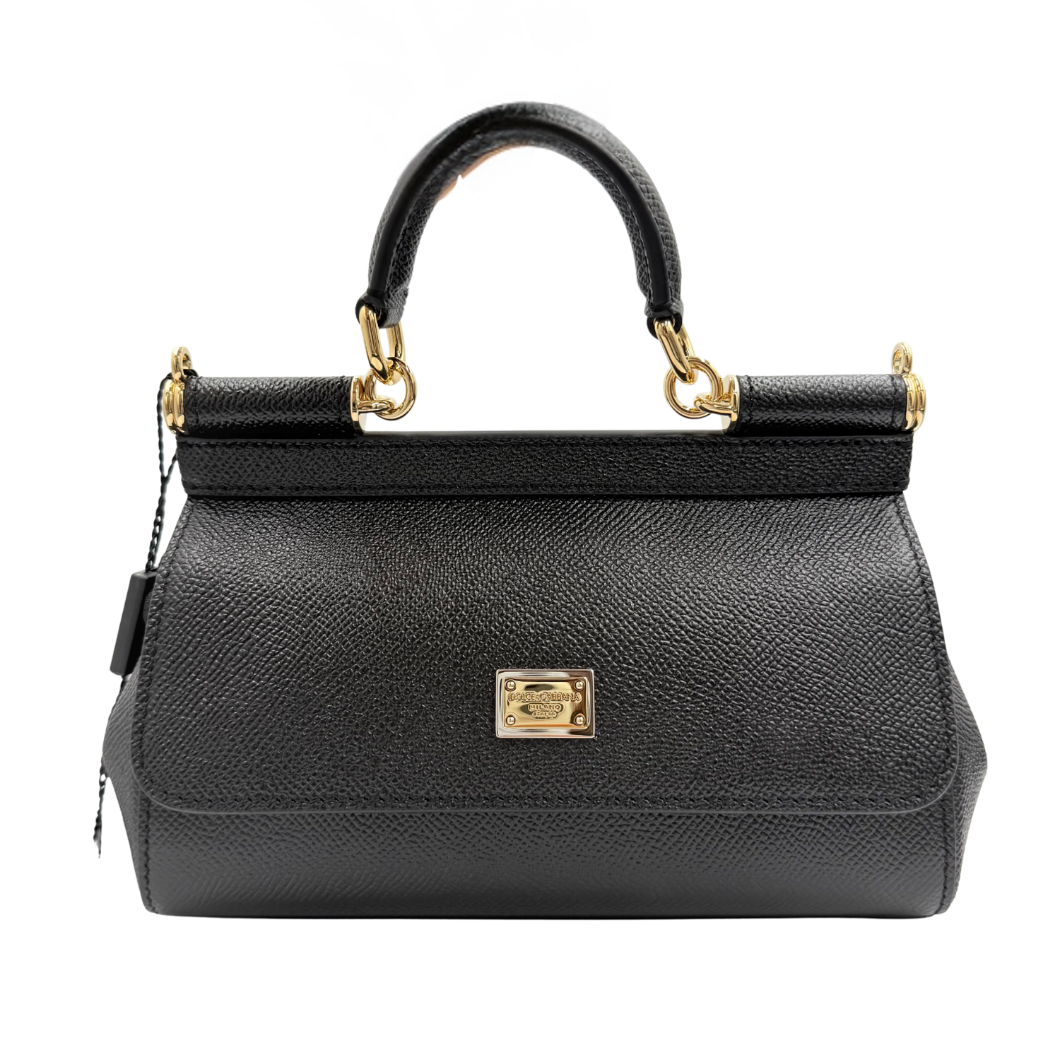 Dolce & Gabbana Small Sicily Handbag Black
