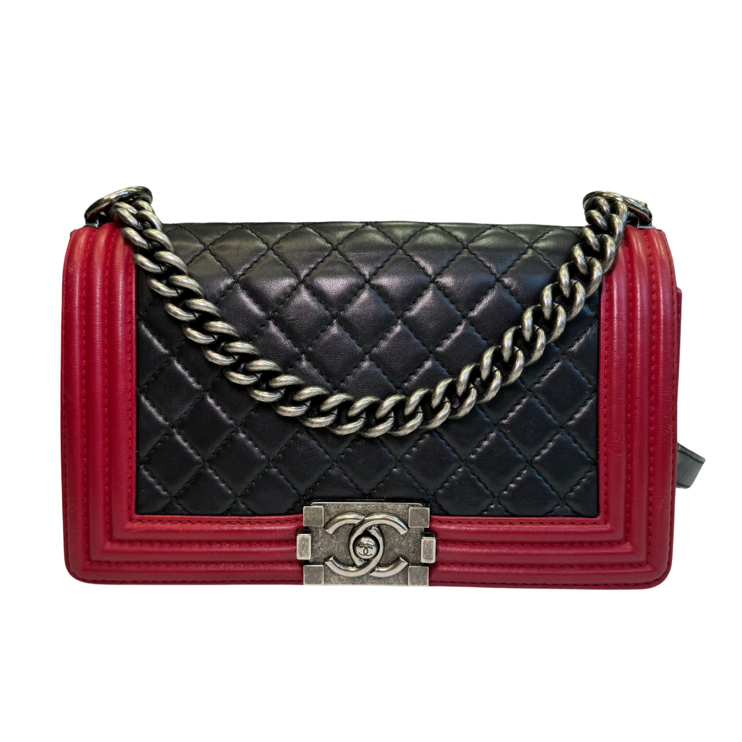 Chanel Medium Boy Bag Bicolor