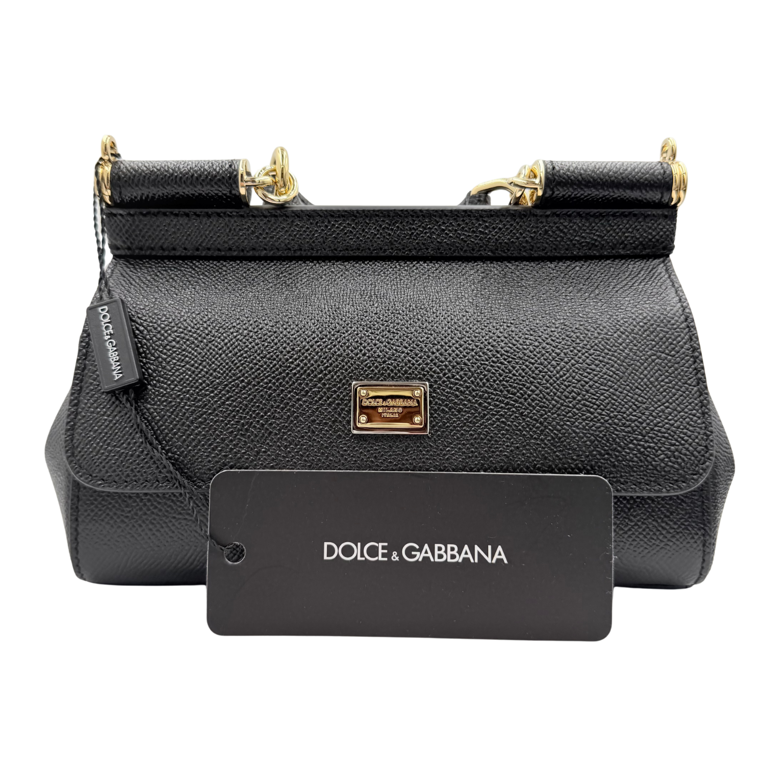 Dolce & Gabbana Small Sicily Handbag Black