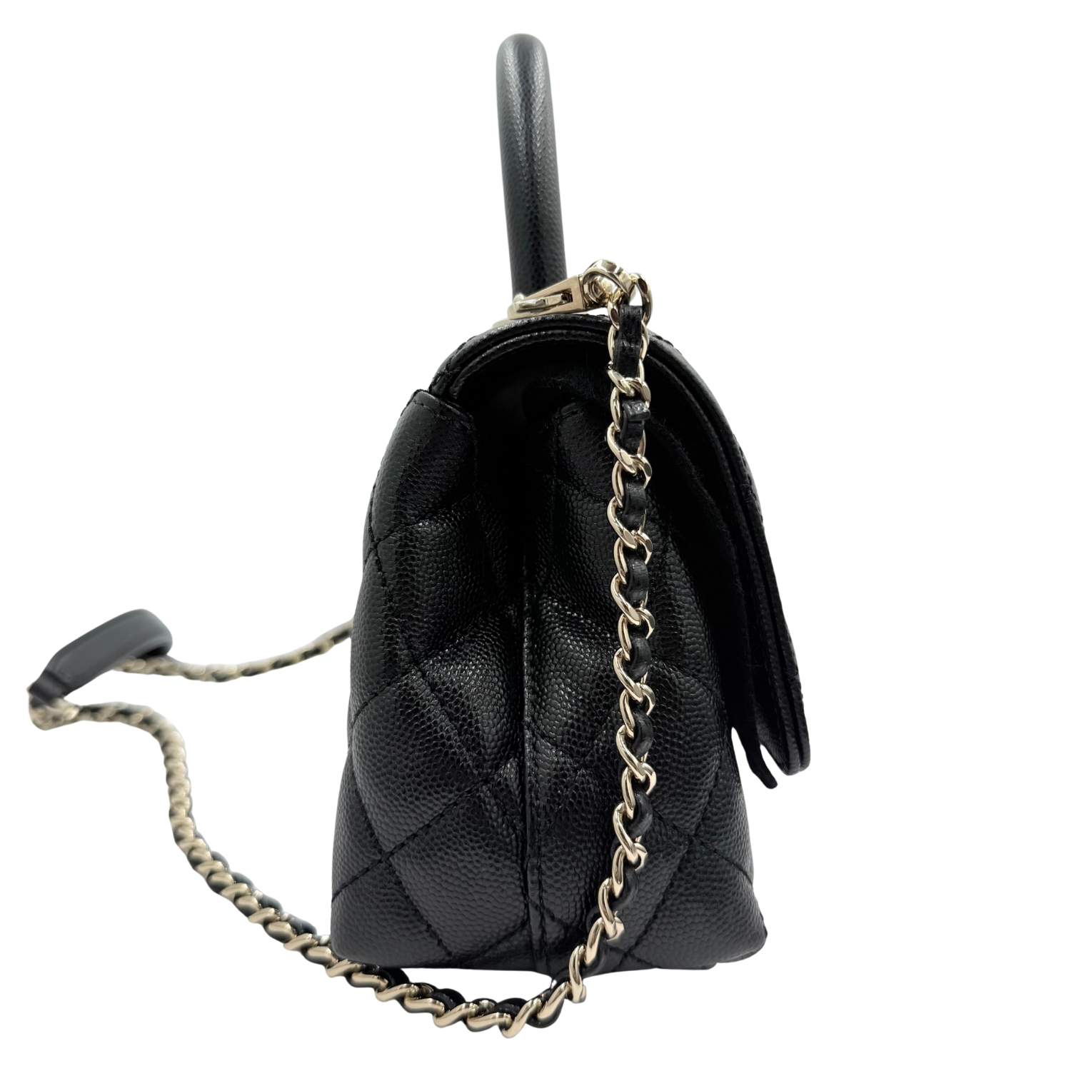 Chanel Extra Mini Coco Handle Bag Black