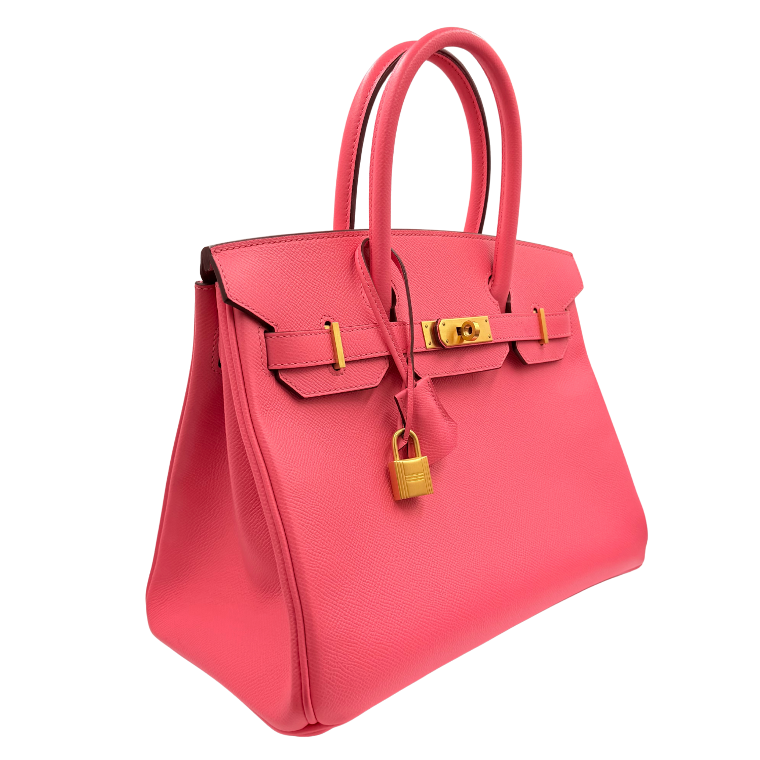 Hermès Special Order (HSS) Birkin 30 Rose Azalee Epsom Leather with Brushed Gold Hardware