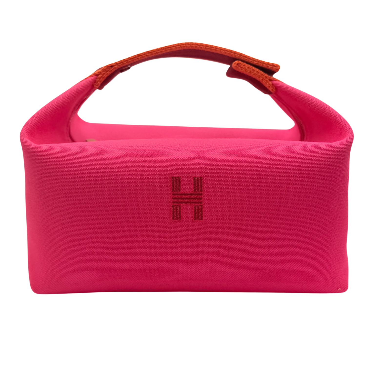 Hermès Large Bride-A-Brac Pouch Pink and Orange