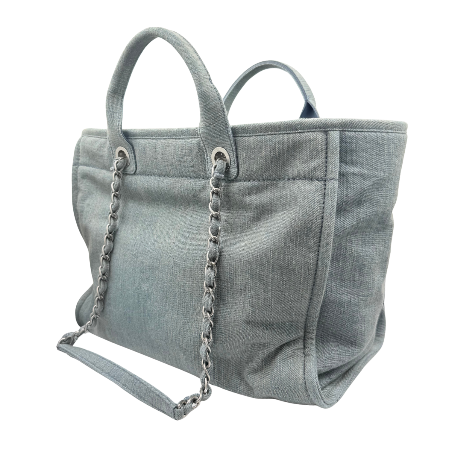 Chanel Medium Deauville Tote Grey