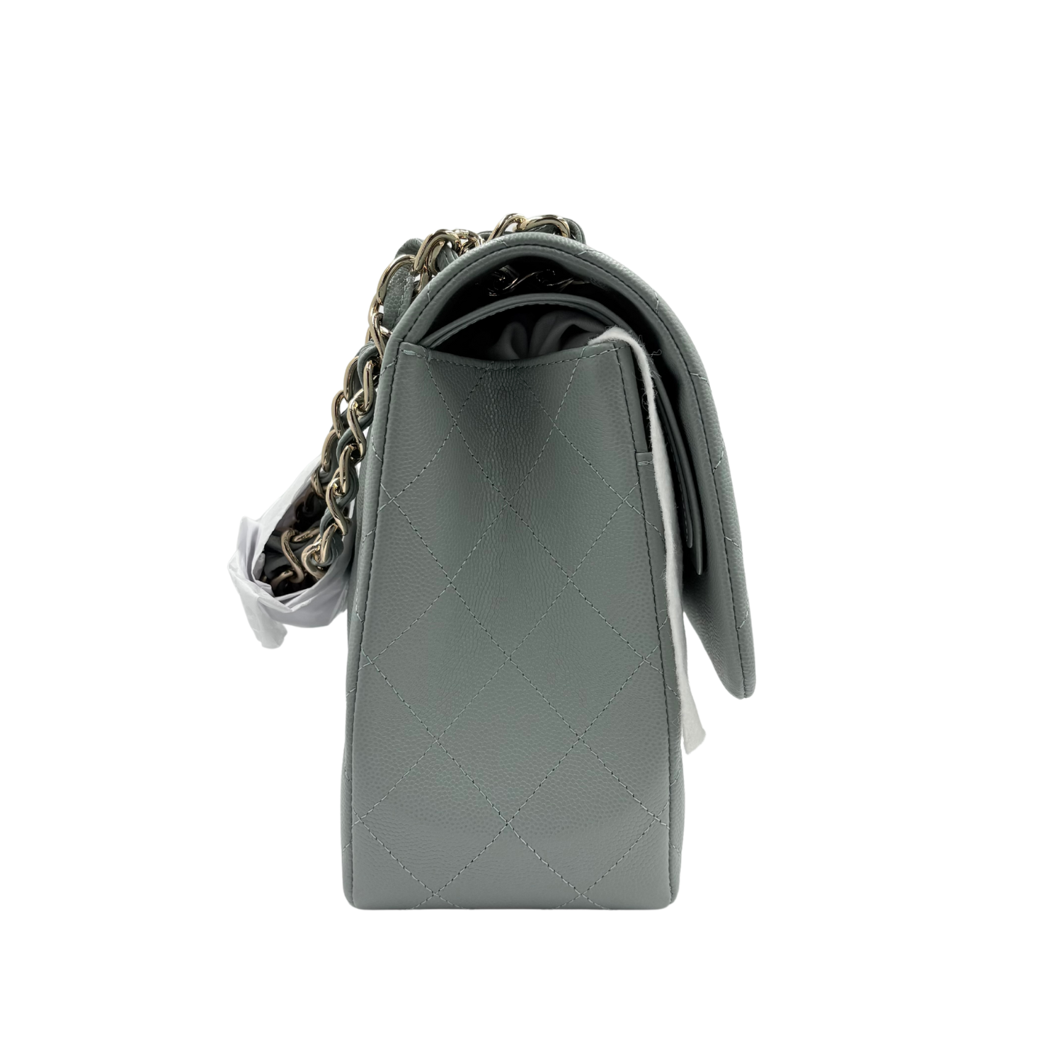 Chanel Classic Jumbo Double Flap Bag Seafoam