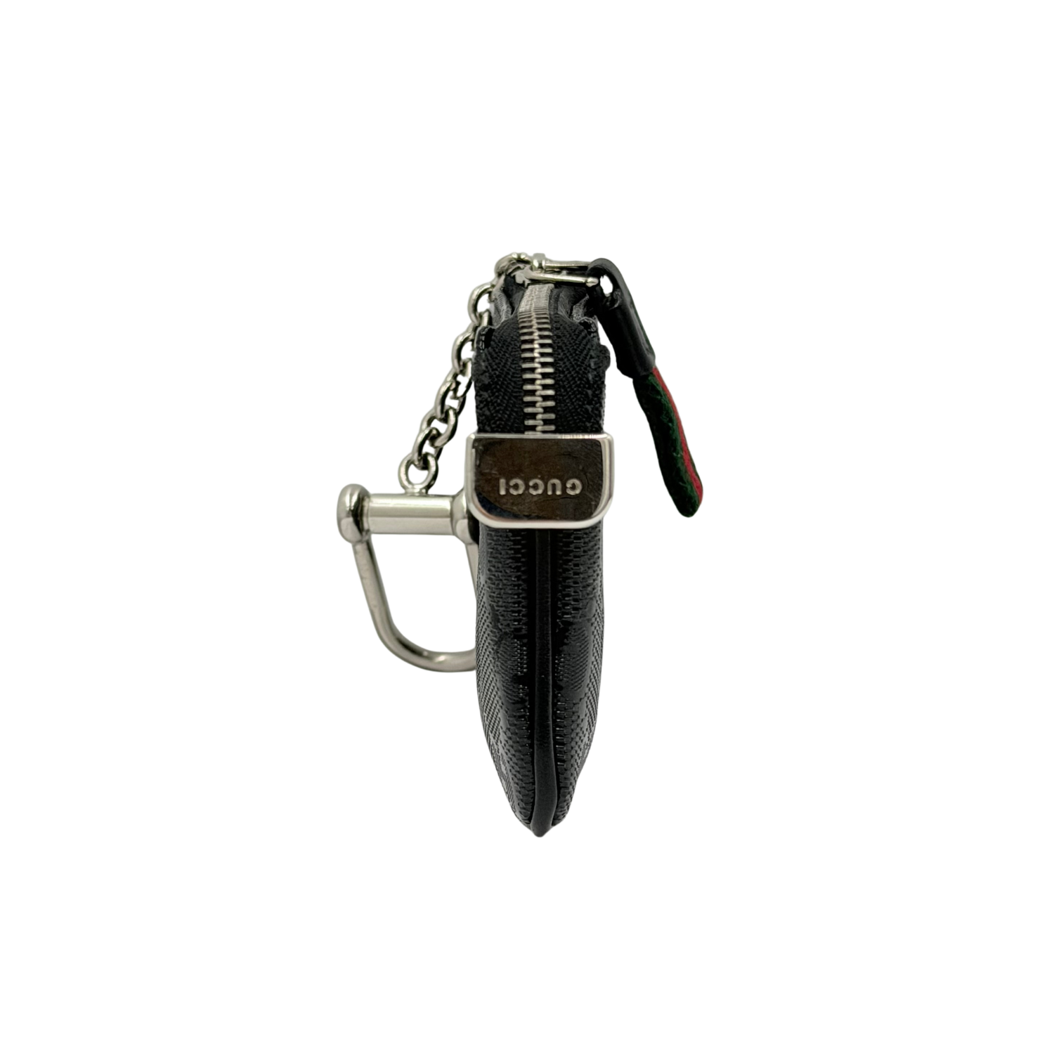Gucci Key Pouch GG Imprimé Pouch Black
