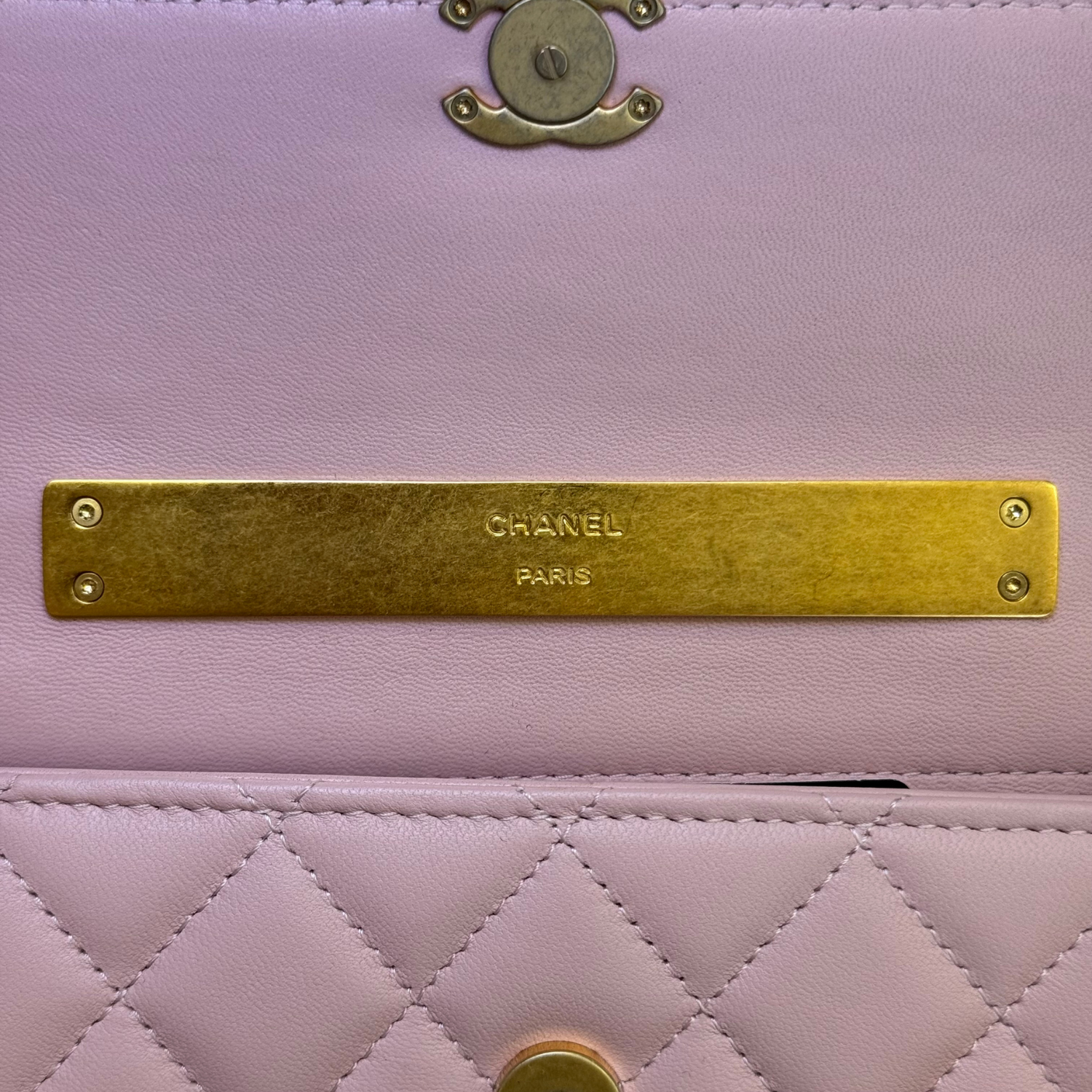 Chanel 2022 Mini Rectangular Flap Bag Pink