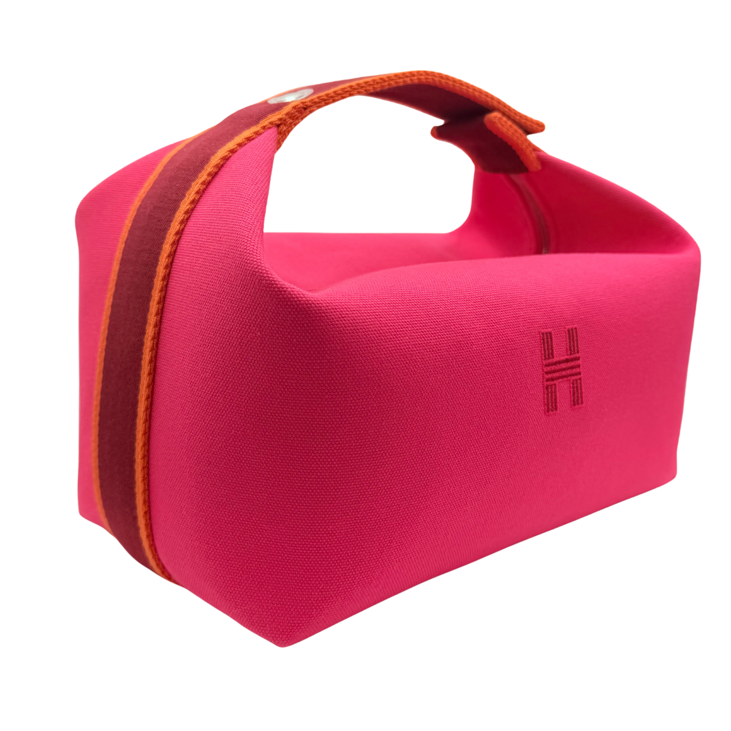 Hermès Large Bride-A-Brac Pouch Pink and Orange