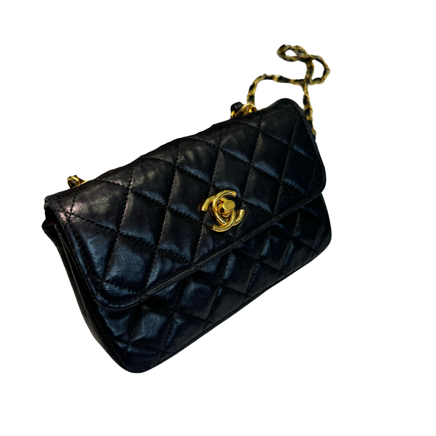 Chanel Vintage Quilted Mini Flap Bag