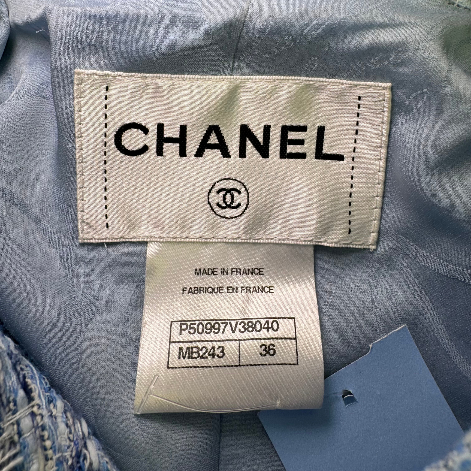 Chanel Runway Blue Tweed Blazer