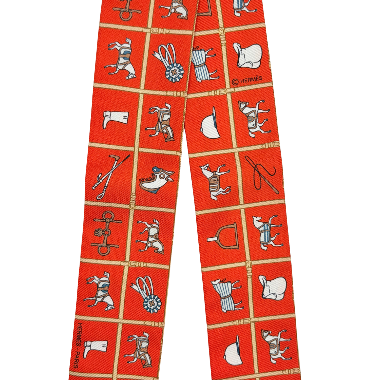 Hermès Silk Couvertures et Tenues de Jour Twilly