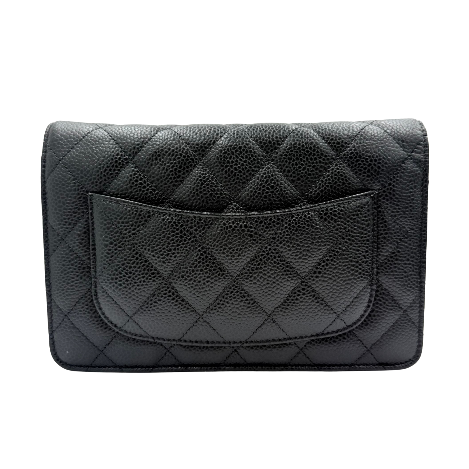 Chanel Classic Quilted Wallet On Chain Black Series 18
