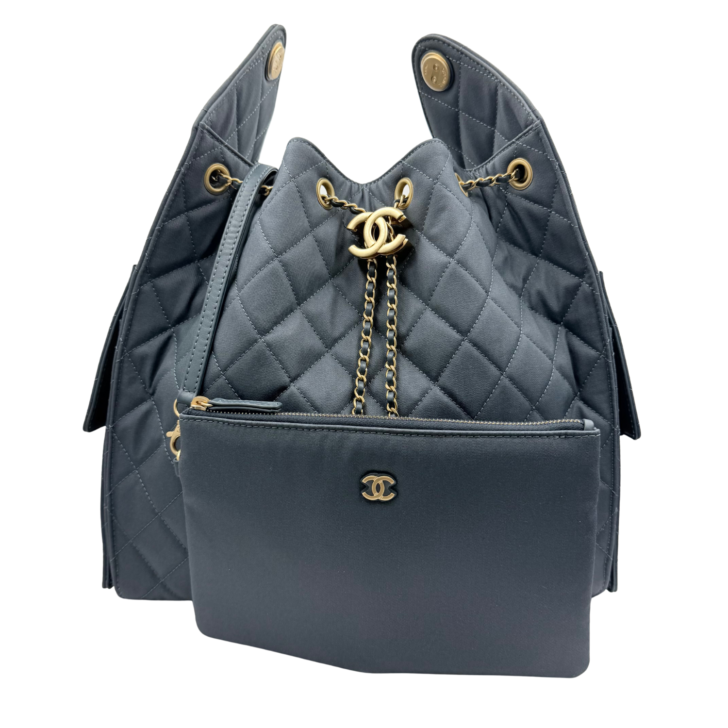 Chanel 25 Medium Handbag Dark Blue