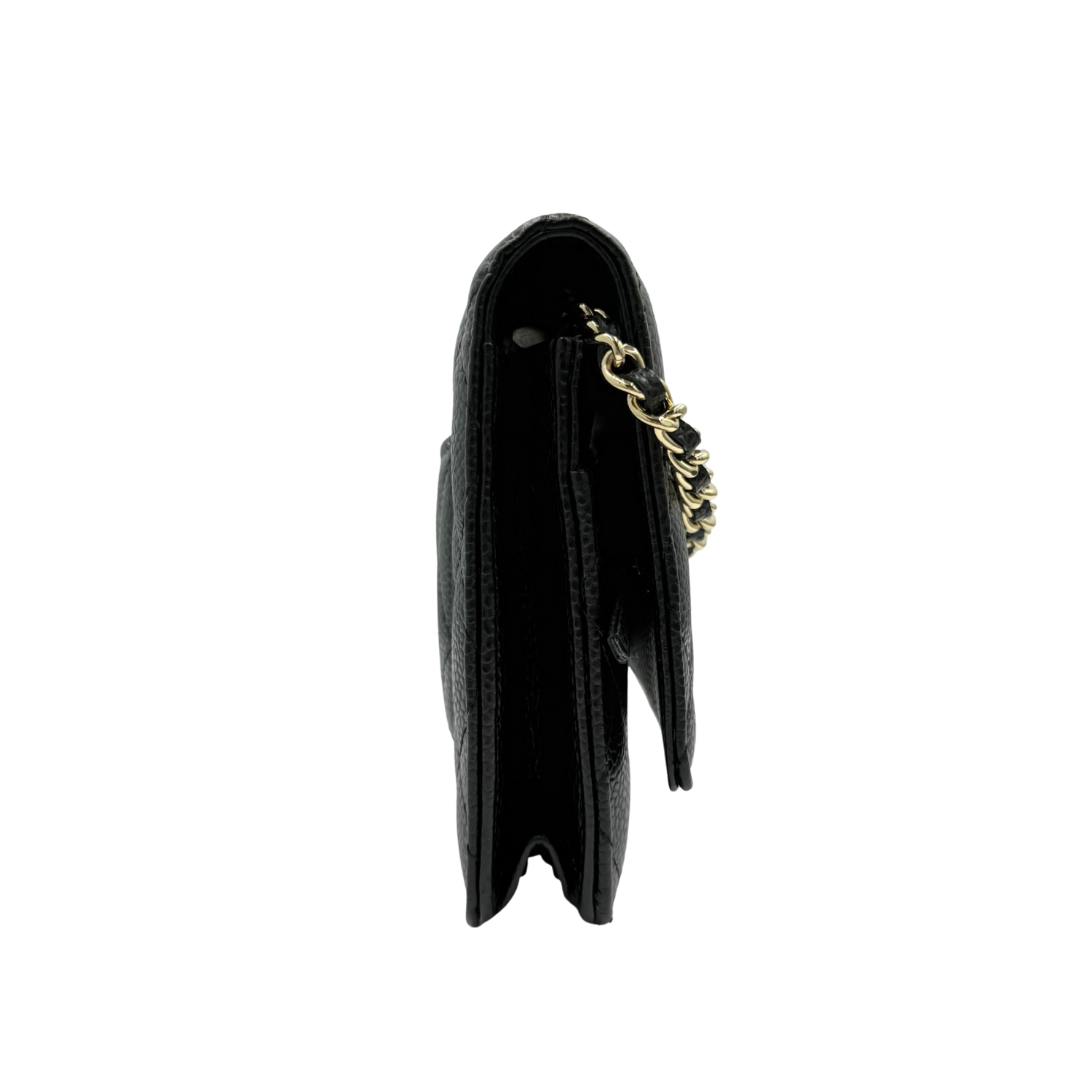 Chanel Classic Quilted Wallet On Chain Black Series 18