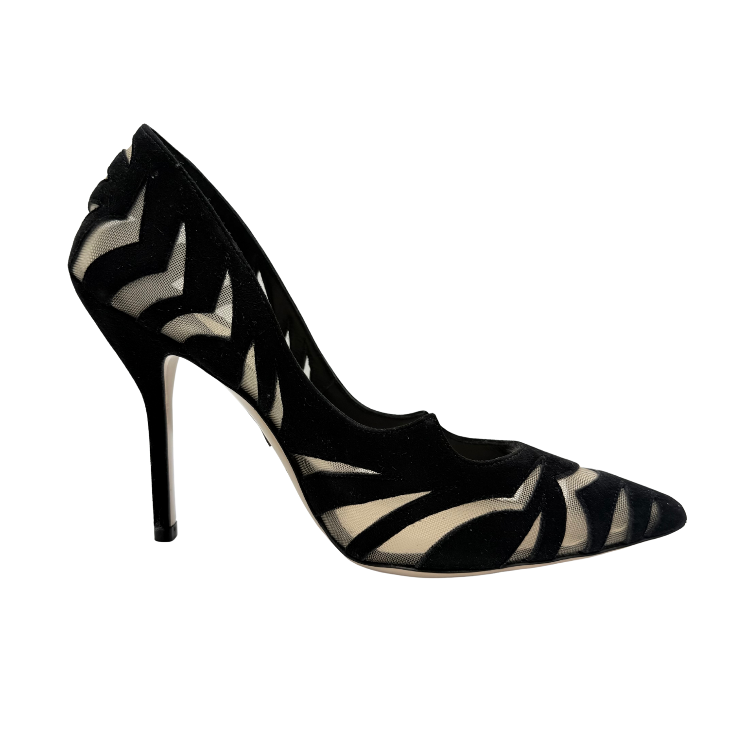 Paul Andrews 105mm Zenadia Cut-Out Pumps Black