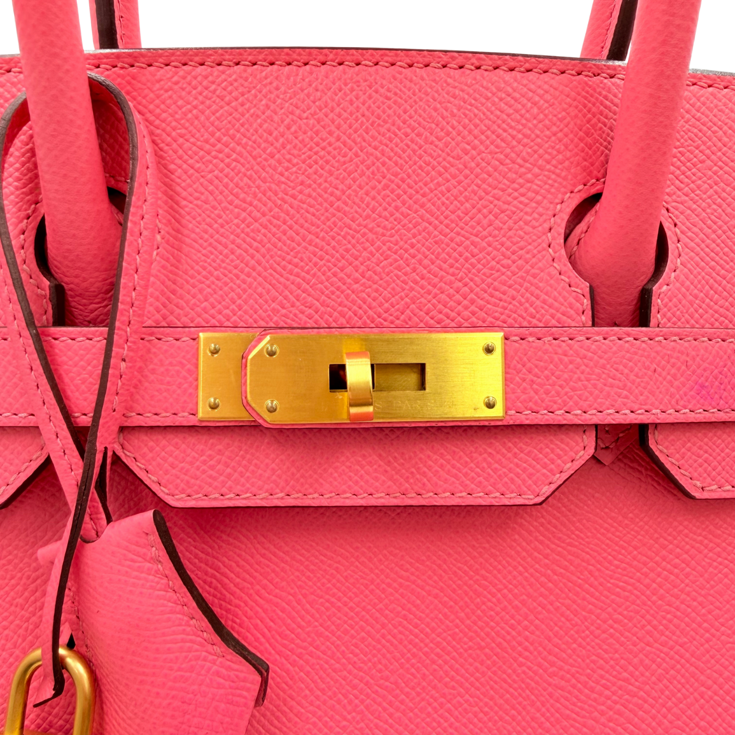 Hermès Special Order (HSS) Birkin 30 Rose Azalee Epsom Leather with Brushed Gold Hardware