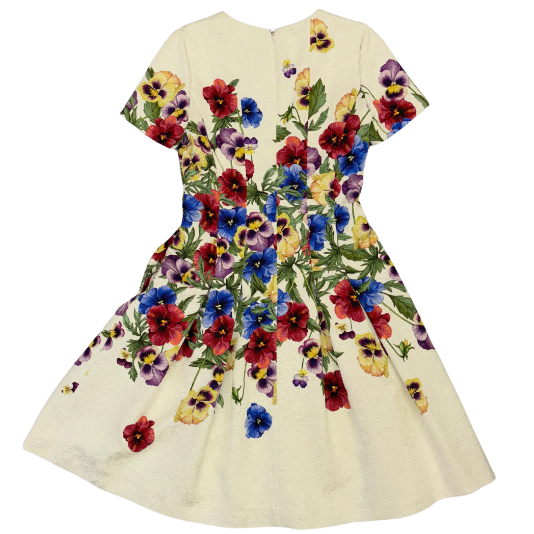 Oscar de la Renta Floral Dress