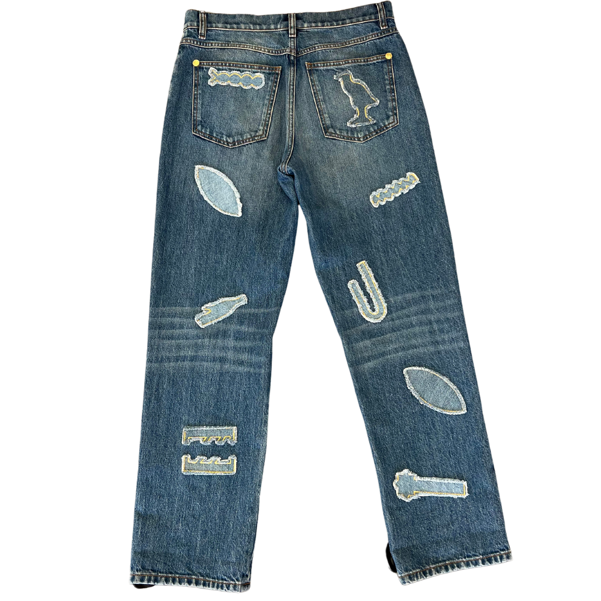 Chanel Hieroglyphics Jeans