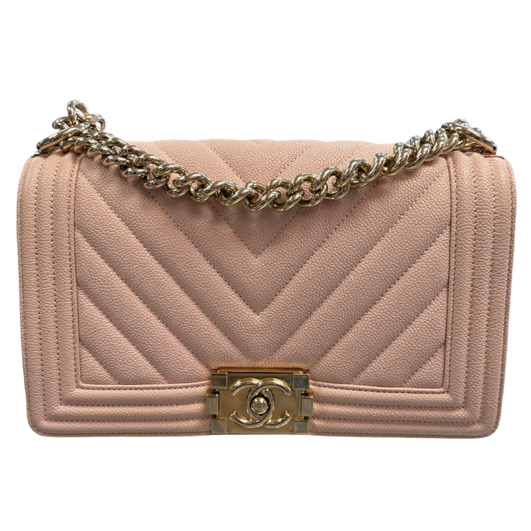 Chanel Chevron Boy Bag