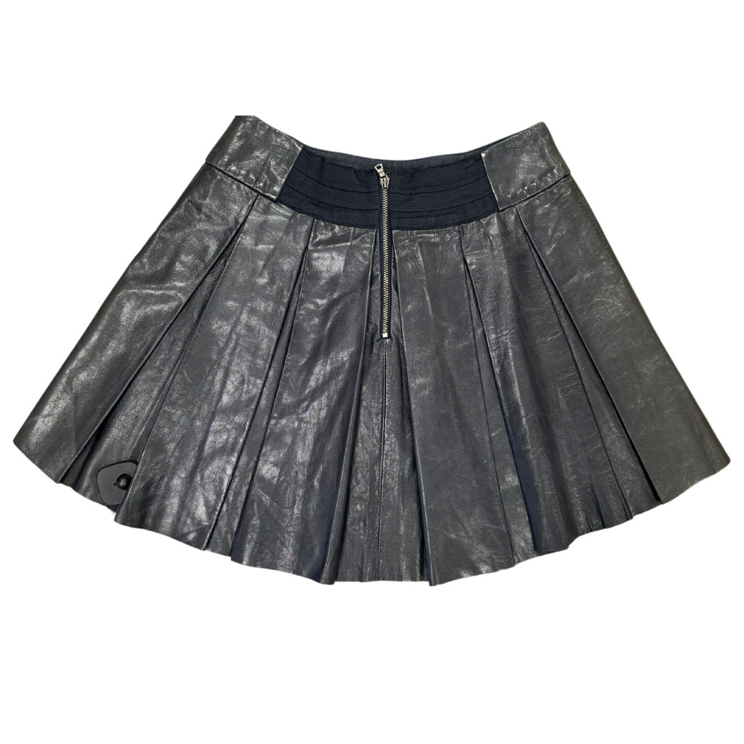 Alice & Olivia Leather Skirt