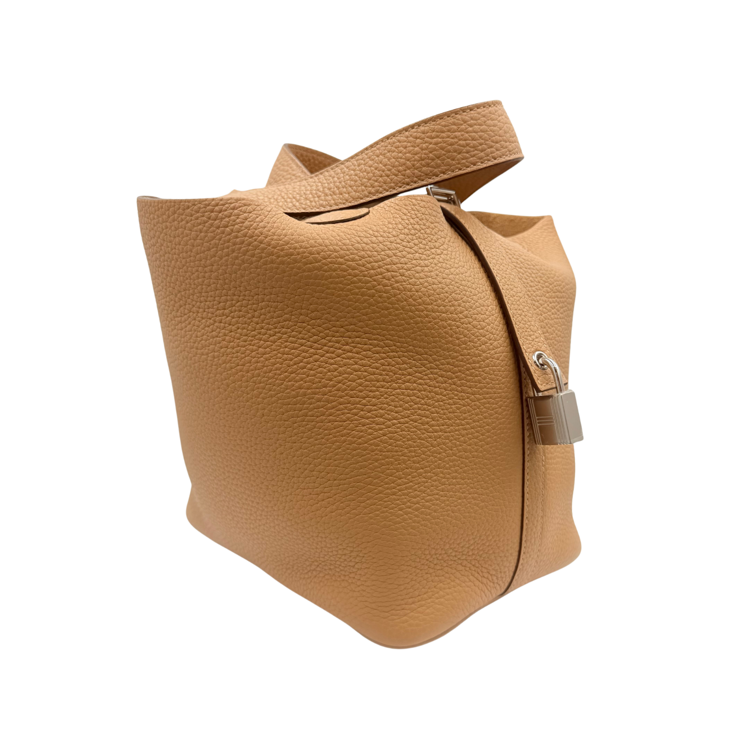 Hermès Picotin Lock 18 Clemence Palladium Hardware Biscuit