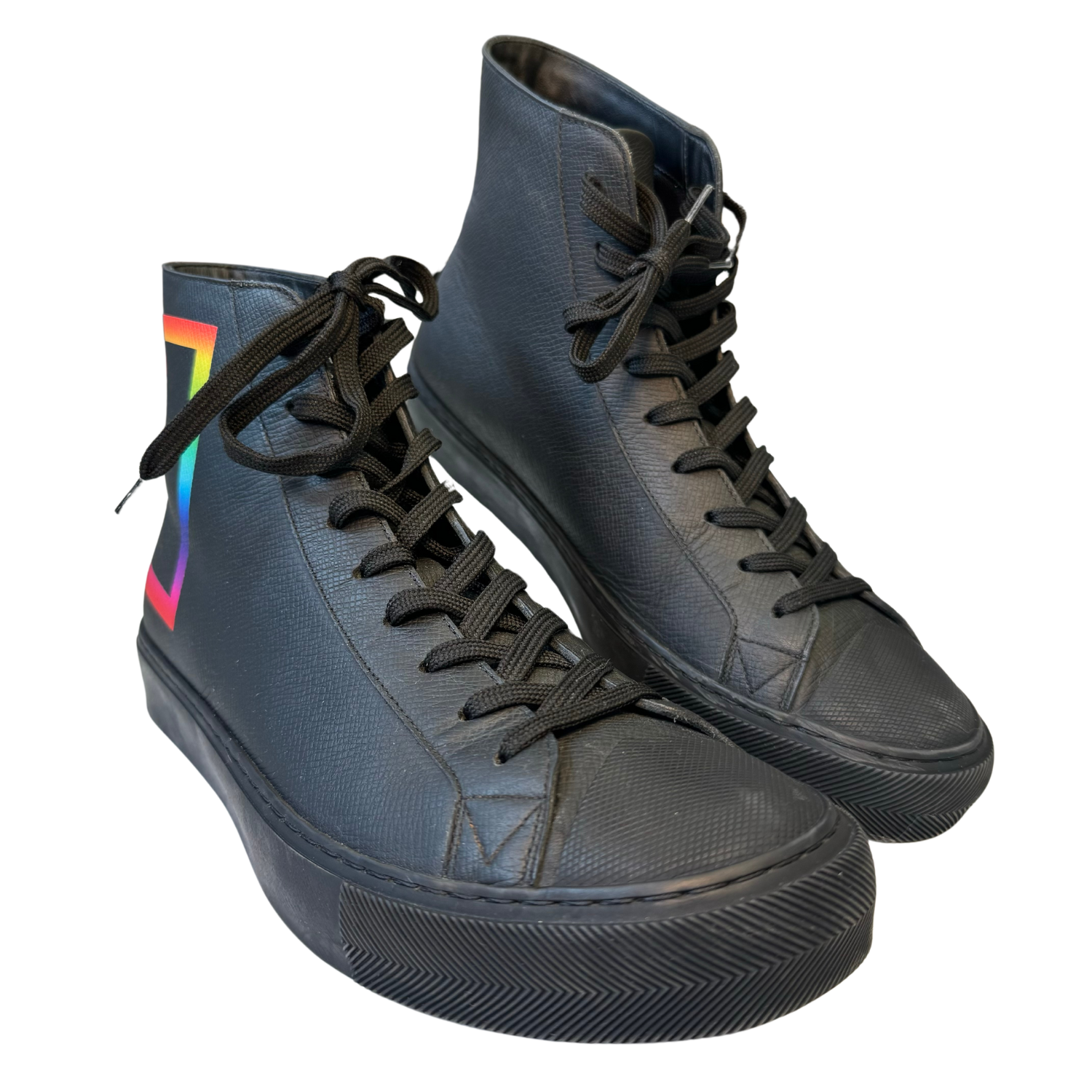 Louis Vuitton Calfskin Hightop Boots