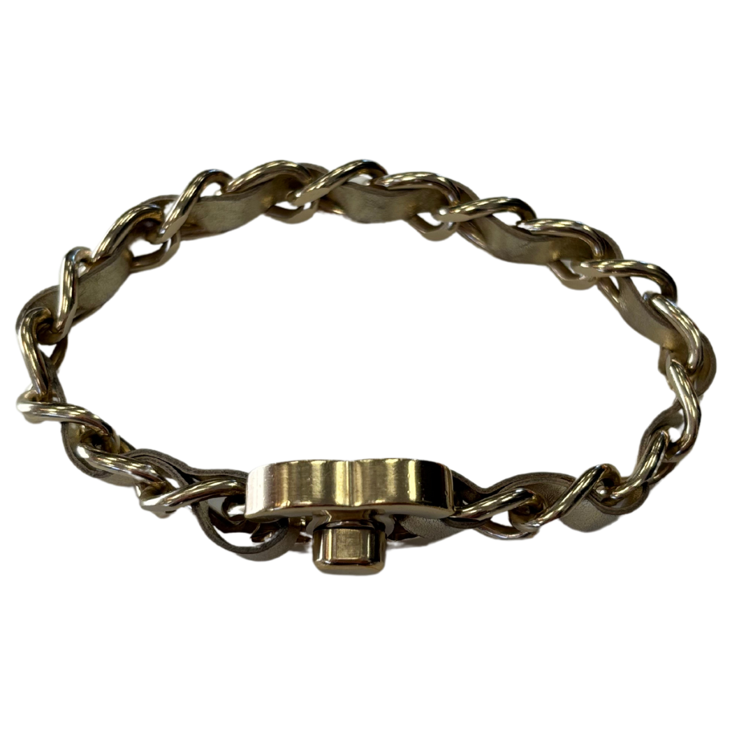 Chanel Turnlock Double Chain Bracelet