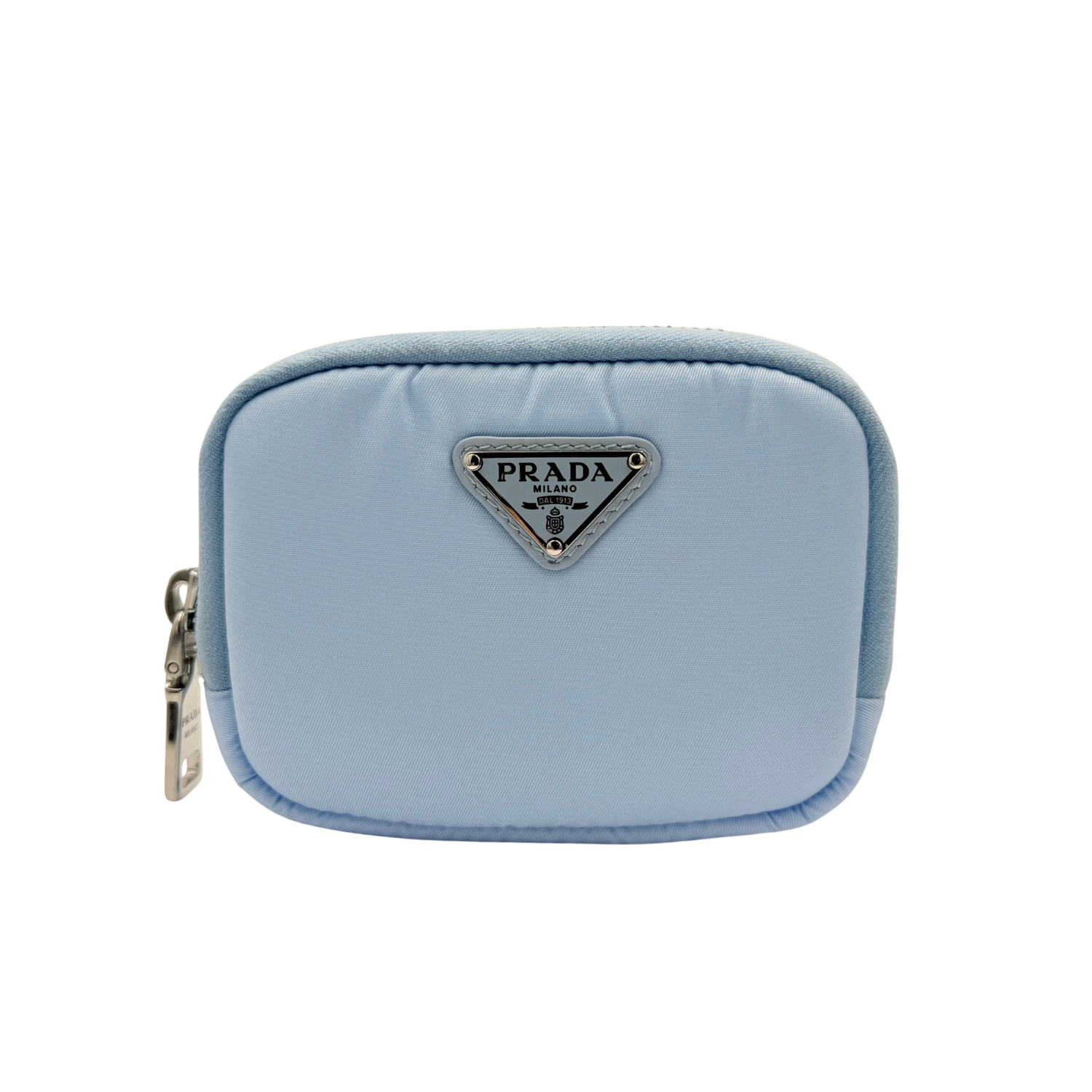 Prada Medium Re-Nylon Wallet Light Blue