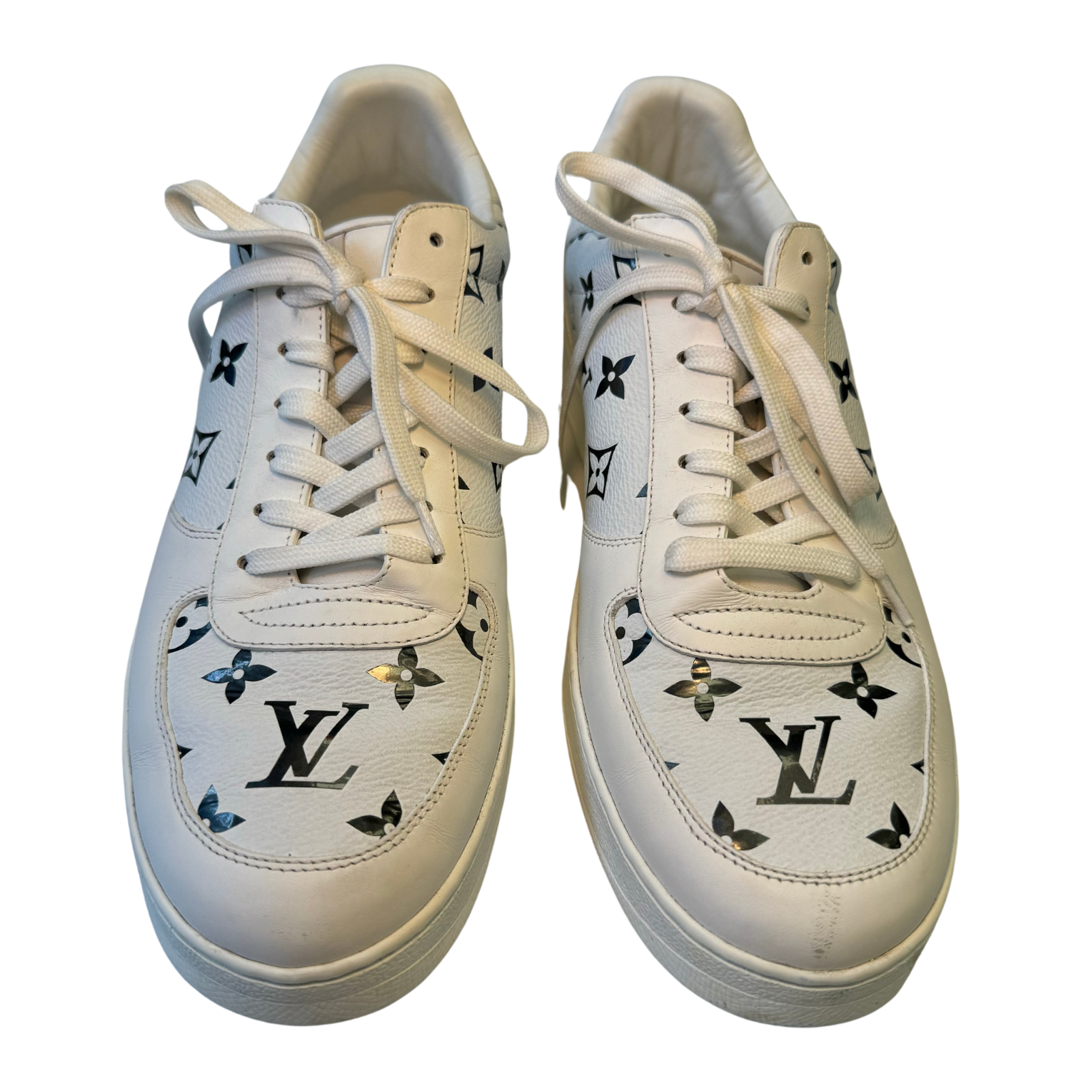 Louis Vuitton Rivoli White Leather Sneakers