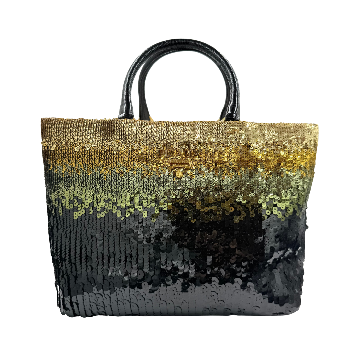 Prada Ombre Sequined Tote Bag Multicolor