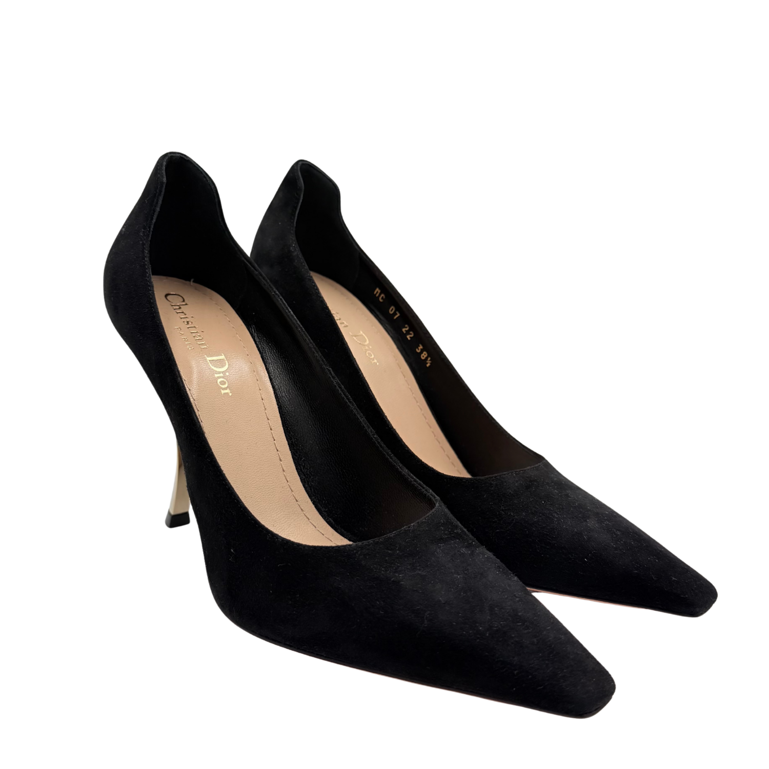 Christian Dior Suede Pumps Black