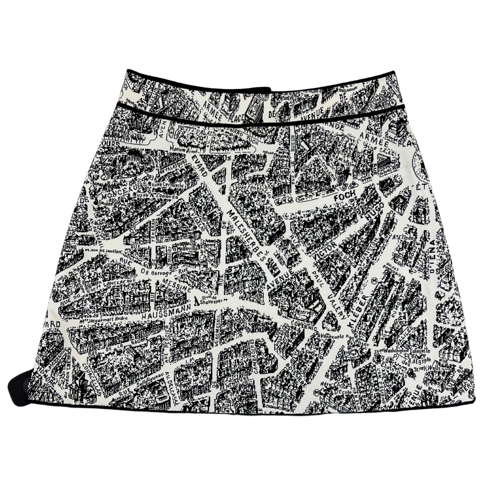 Christian Dior Plan de Paris Motif Mini Skirt