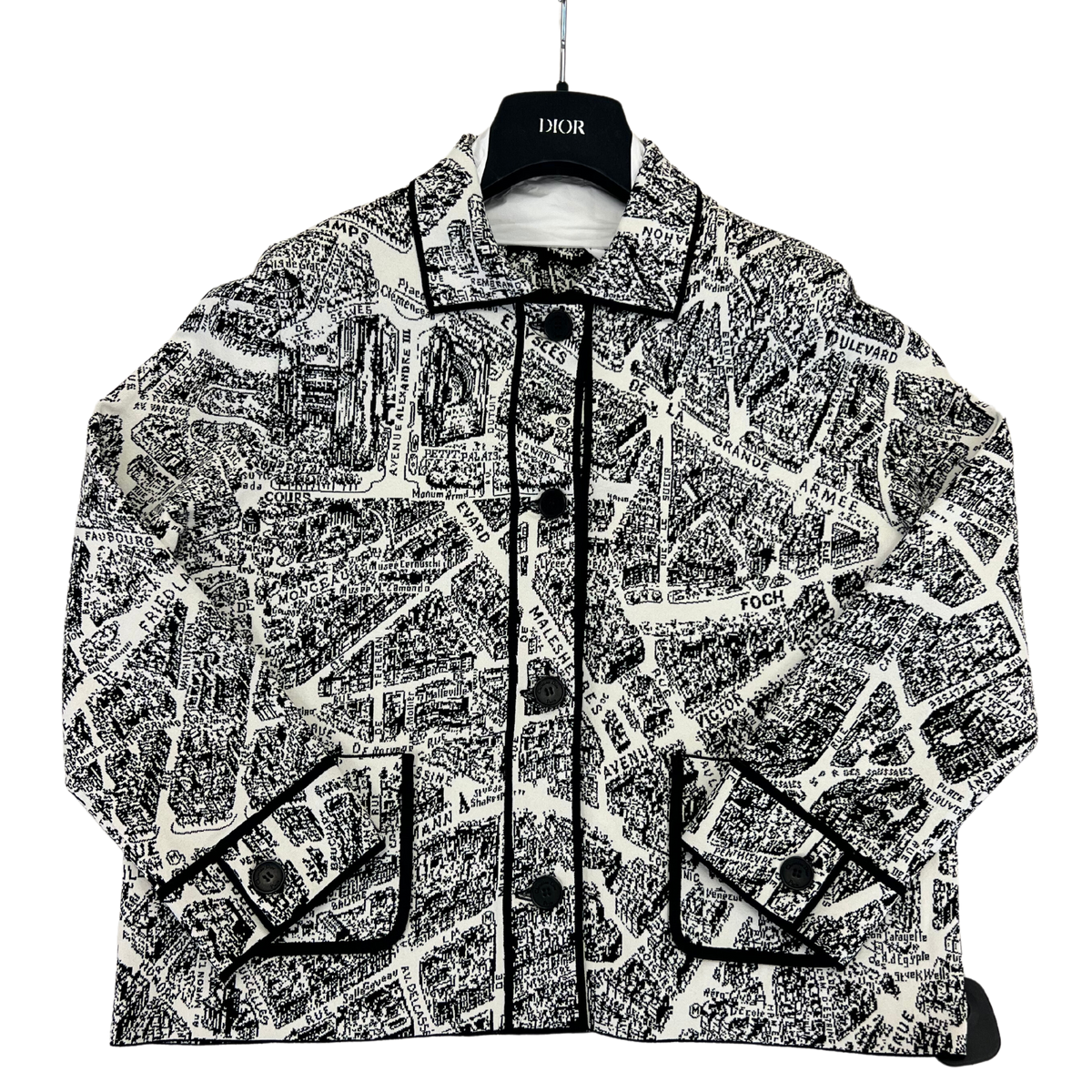 Dior ディオール Plan de Paris ジャケット（34サイズ） Christian Dior Plan de Paris Jacket