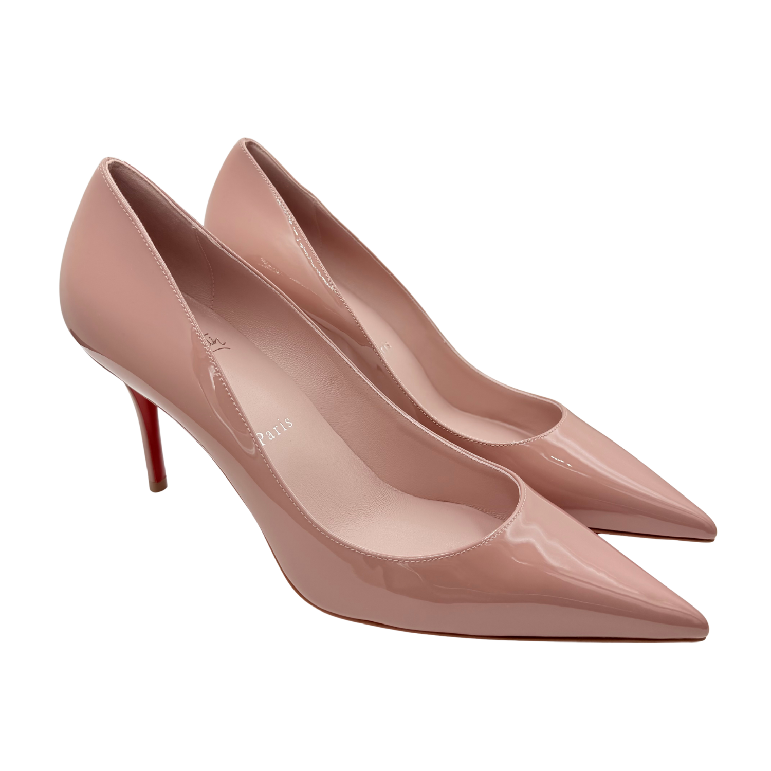 Christian Louboutin 80mm Miss Z Pointed Toe Pumps Vintage Rose