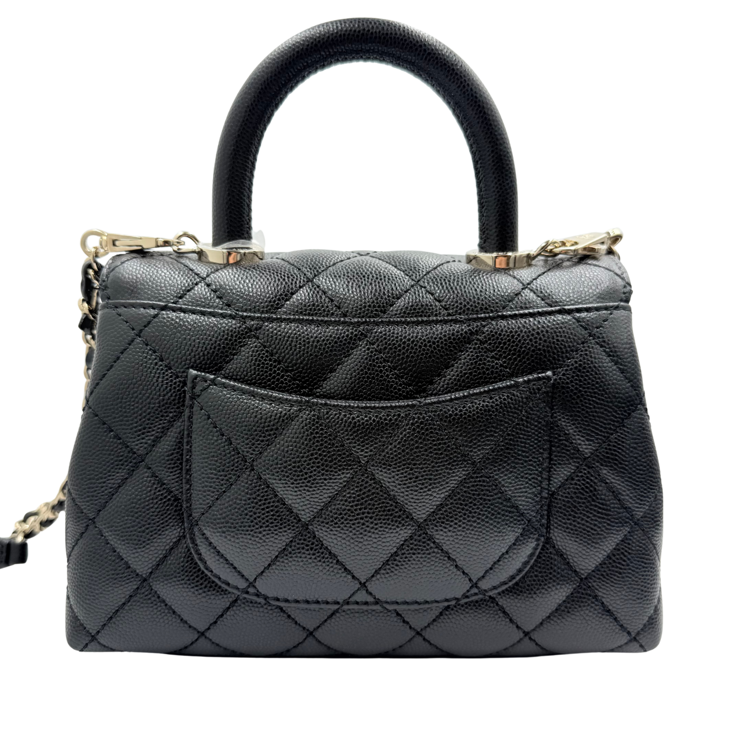Chanel Extra Mini Coco Handle Bag Black