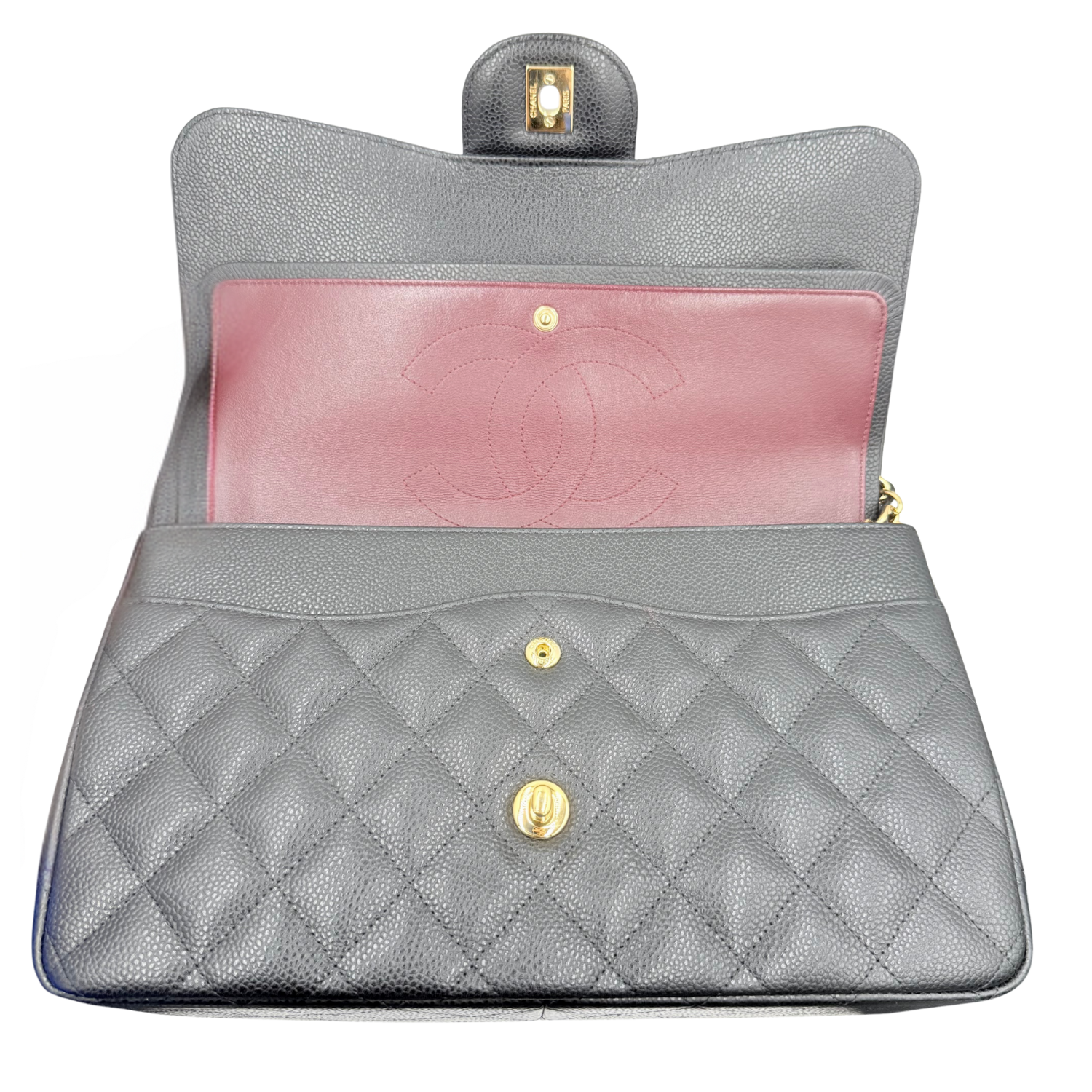 Chanel Jumbo Classic Double Flap Black Series 27