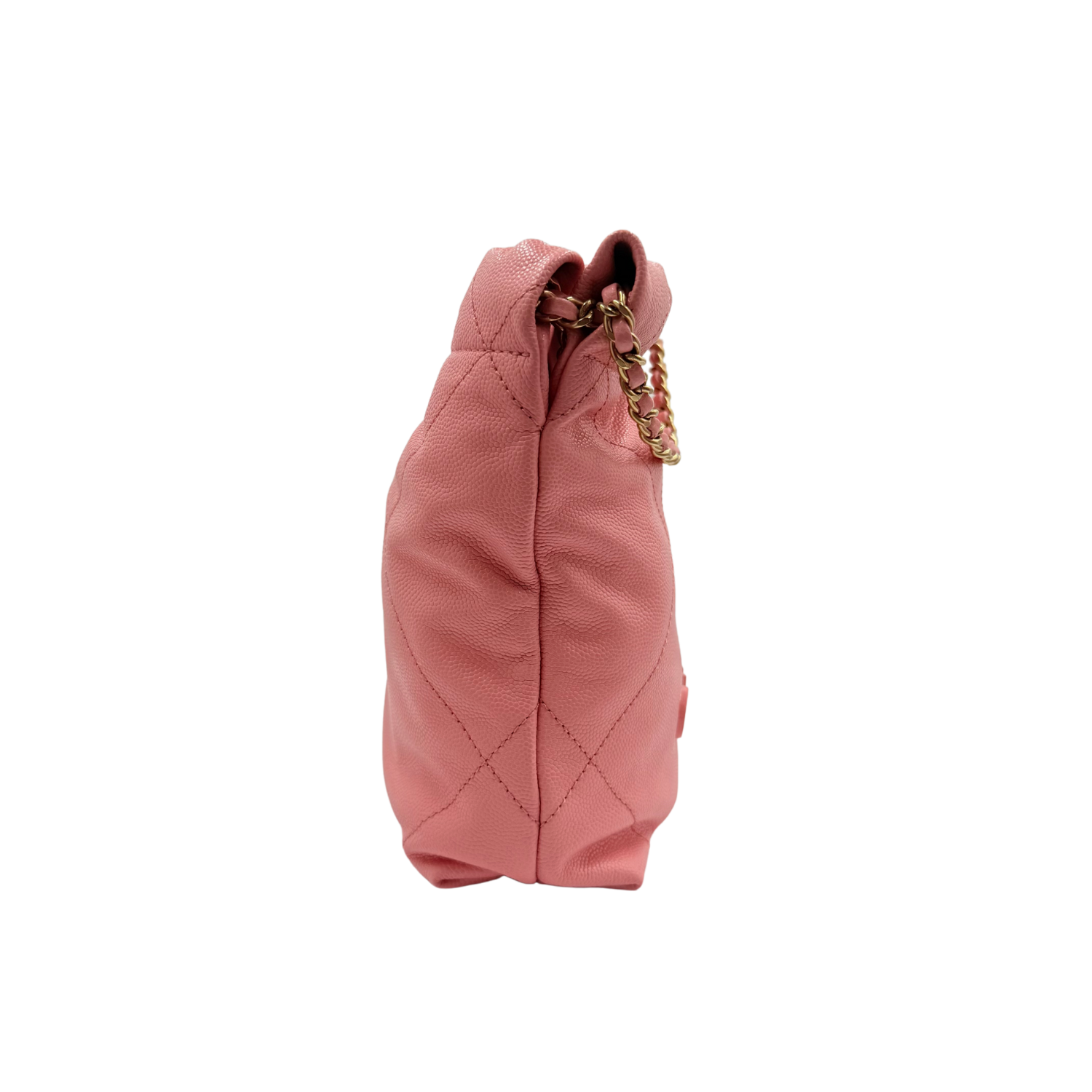Chanel 22 Mini Hobo Bag Coral Pink