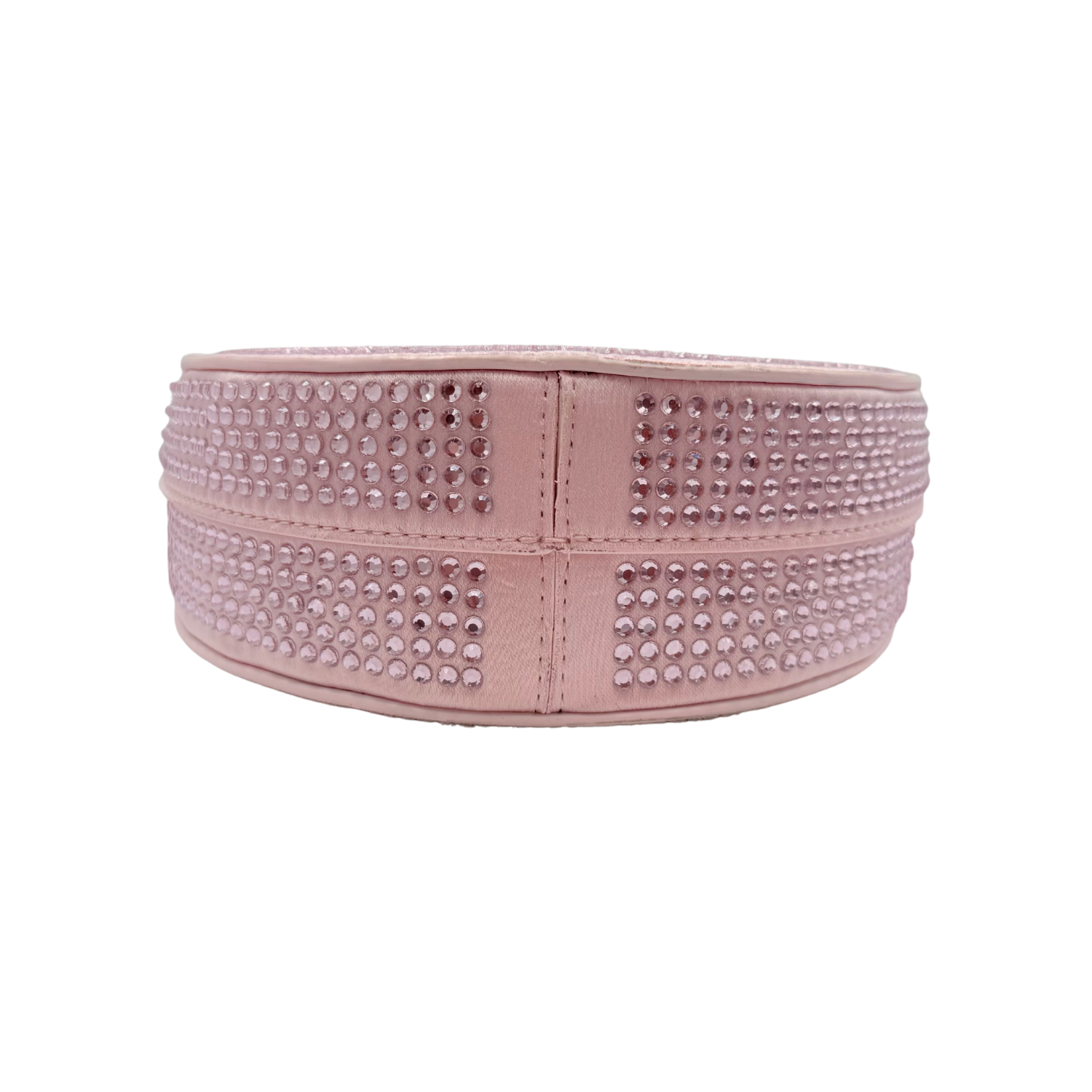 Coperni Sateen Rhinestone Mini Swipe Bag Pink