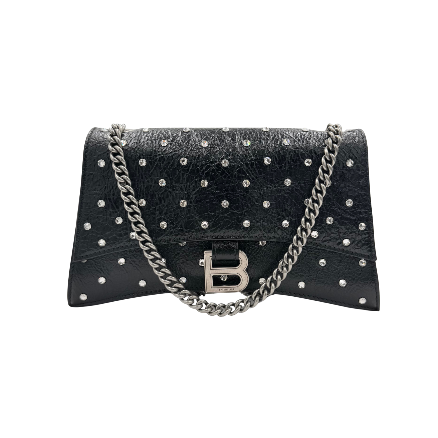 Sparkle Crush Wallet on Chain Black