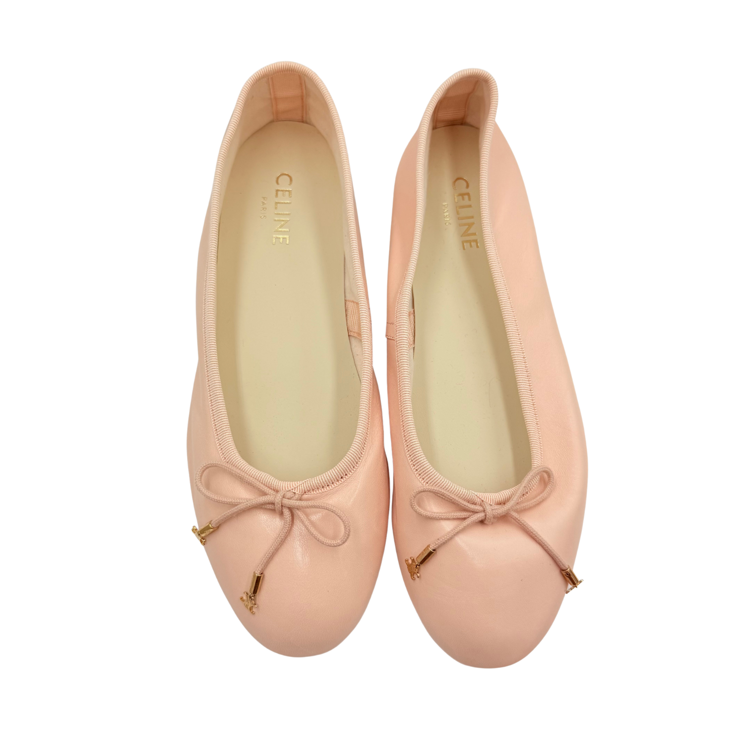 Celine Slip On Ballet Flats Blush Pink