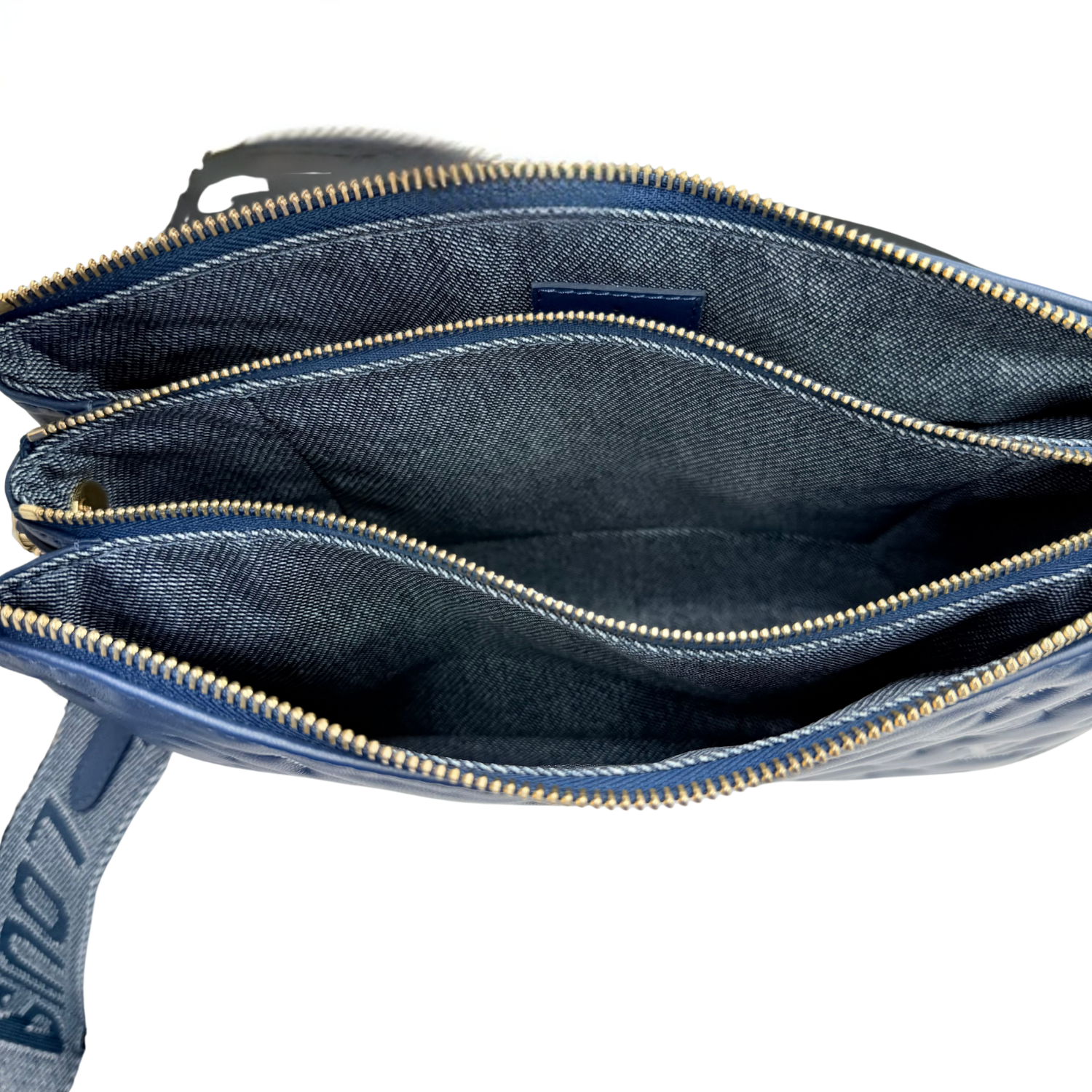 Louis Vuitton Embossed Coussin PM Denim Bleu