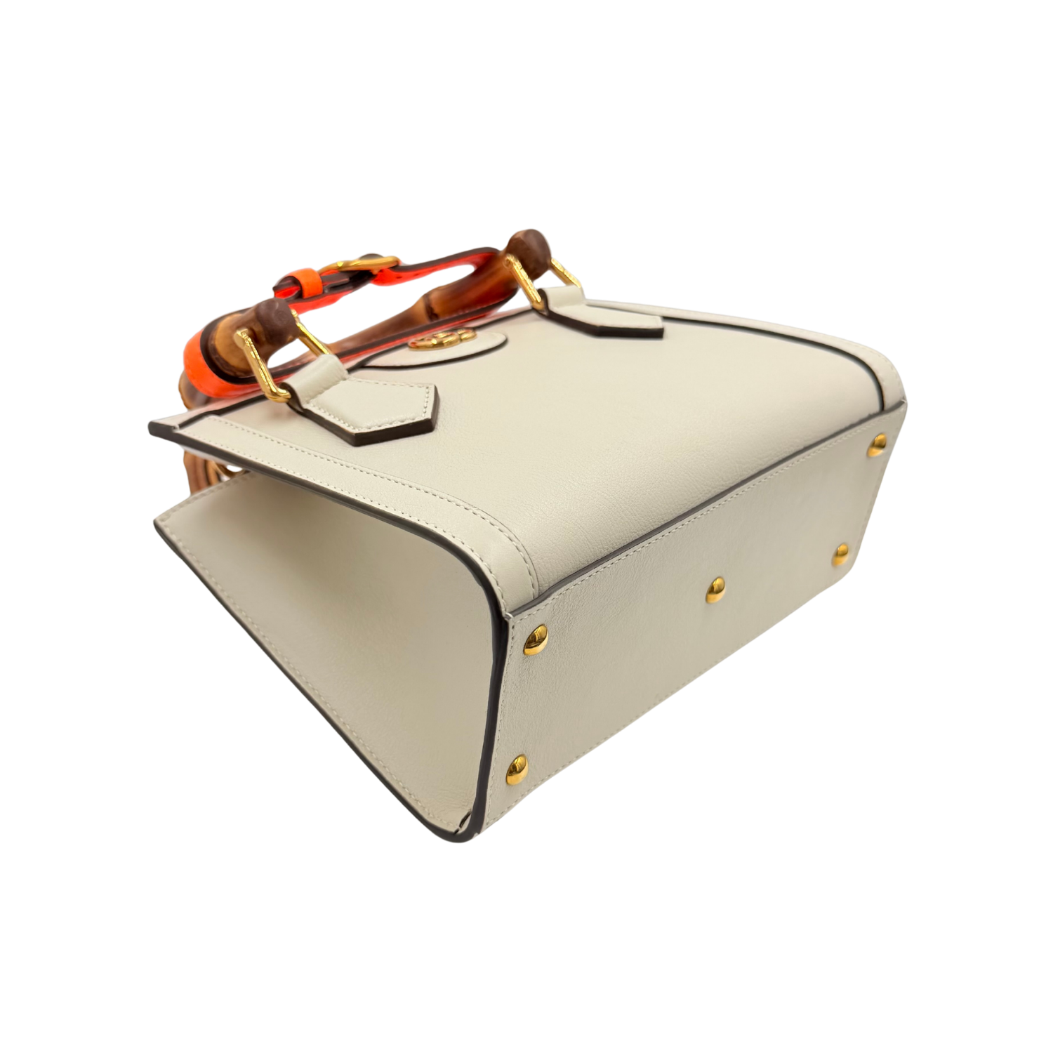 Mini Diana Tote Back Mystic White